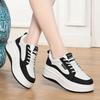 White Shoes for Women Autumn New Thick Sole Soft Leather Platform Bottom Breathable Versatile Women's Shoes