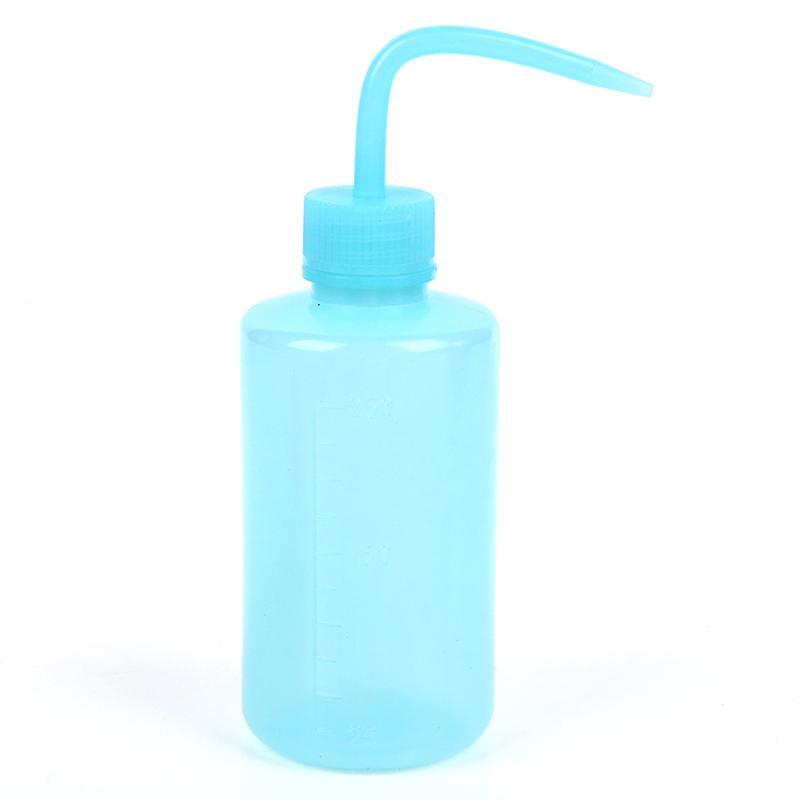 1Pc Wash Clean Clear Plastic Green Soap Lab Wash Squeeze Diffuser Bottle