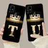 Чехол для телефона Motorola G200 G60 G50 G31 G30 G22 G9 G8 Power Lite Plus Edge 20lite 30pro One Fusion Gold Diamond Crown Letter