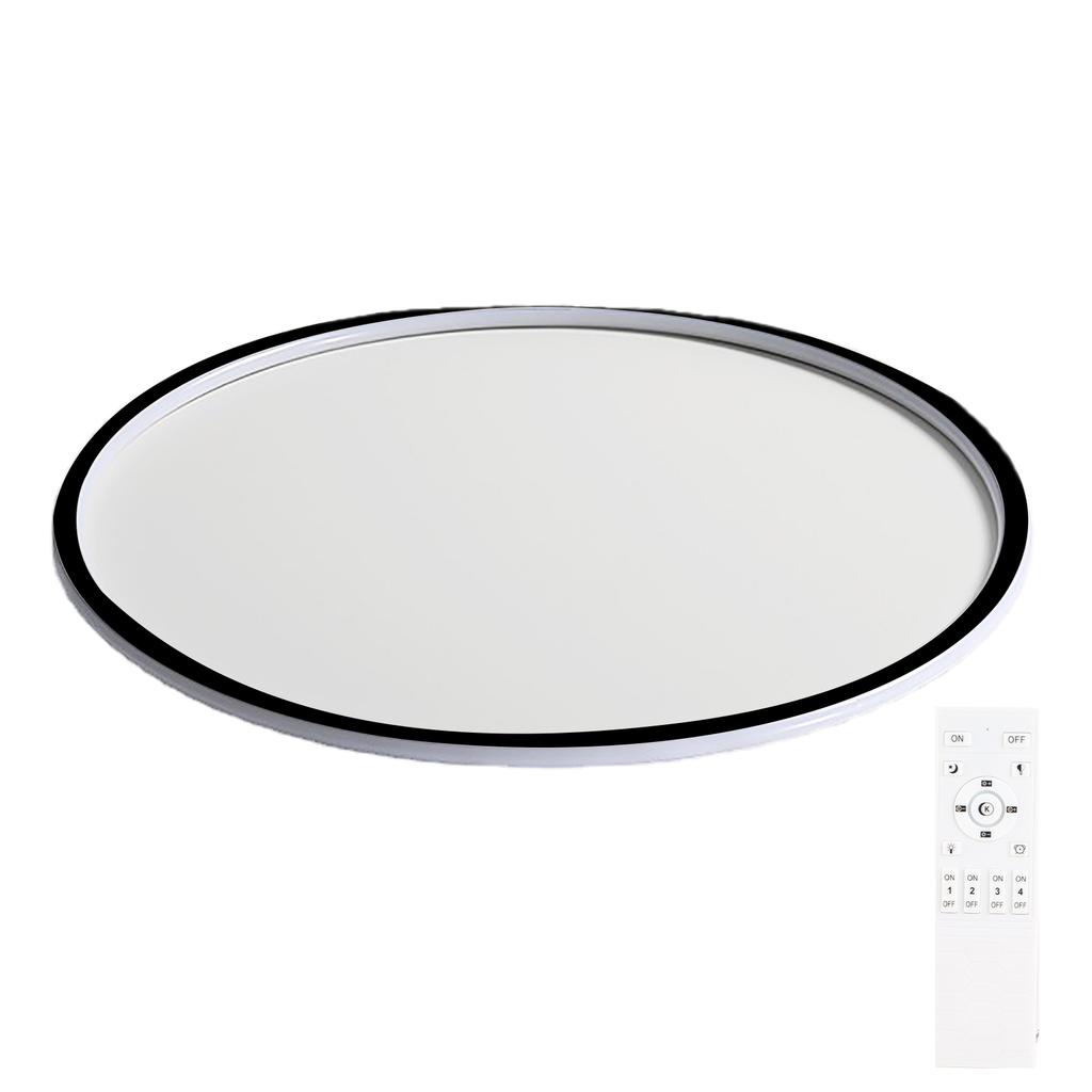 Round Flat Panel Light Minimalist Nordic Style LED Ceiling Mount Disk Light for Living Room