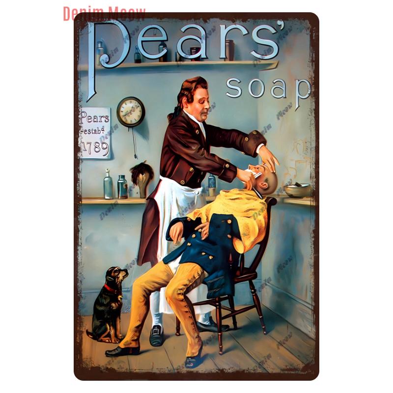 Ретро-табличка для стрижки волос, металлические знаки, парикмахерская, винтажная живопись, настенные плакаты, бар, паб, бритье и стрижка, домашний декор, WY28