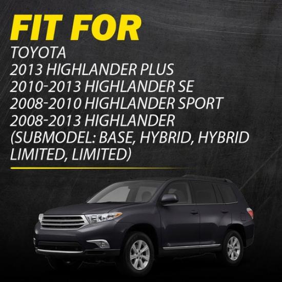 Car Inner Door Left Side Pull Handle Armrest For Toyota Highlander Plus/SE/Sport