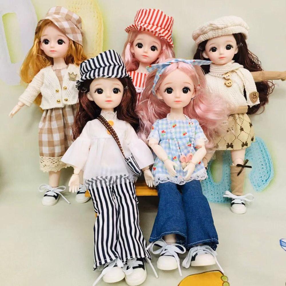 1/6 SD 30 см Bjd кукла с одеждой длинные волосы принцесса макияж шарнирная кукла девочка подарок