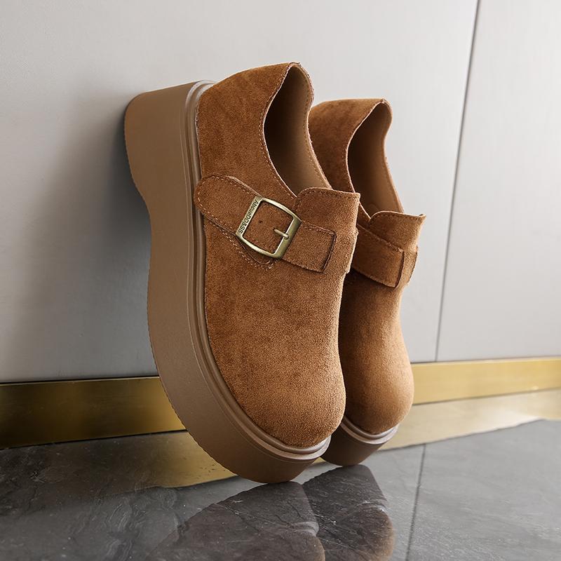 Модная женская повседневная обувь на толстой подошве, платформа, ретро, повседневная, удобная, новый дизайнер, спортивная, для улицы, для ходьбы, 2025