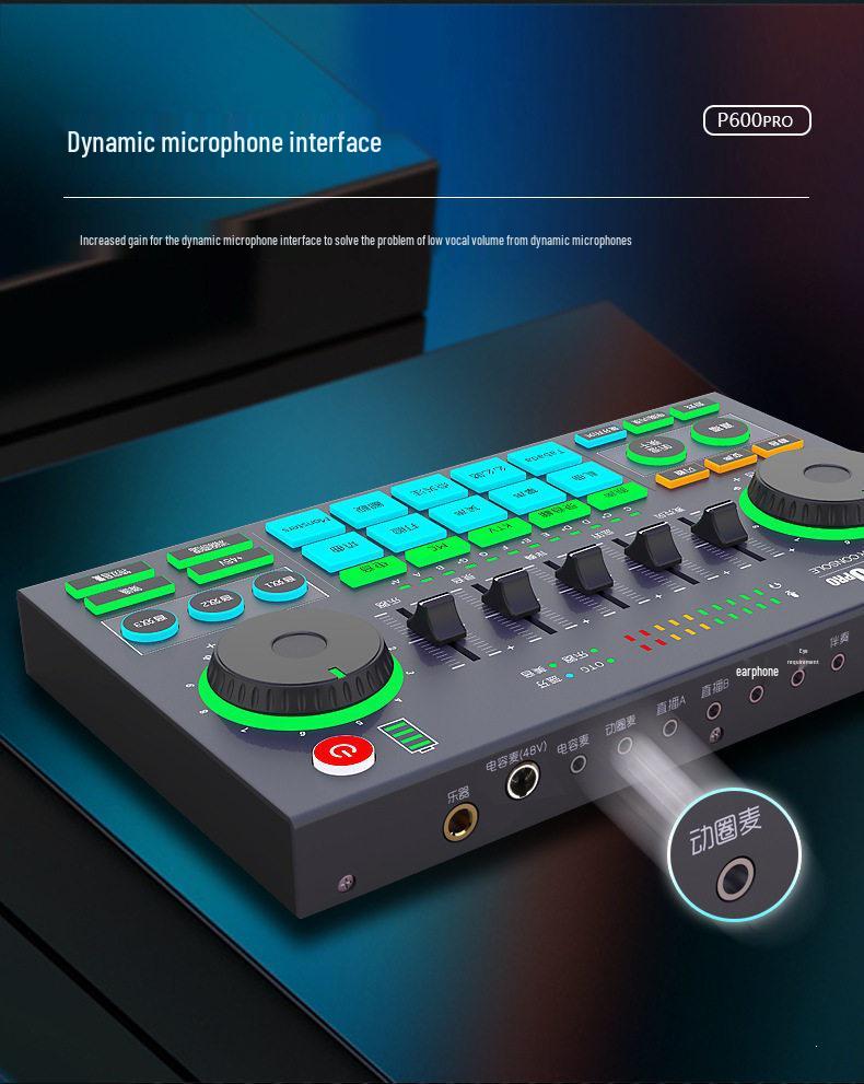 Звуковая карта и микрофонный набор Meiyin Xiuxiu P600pro C180 – Совместимы с мобильным телефоном и компьютером