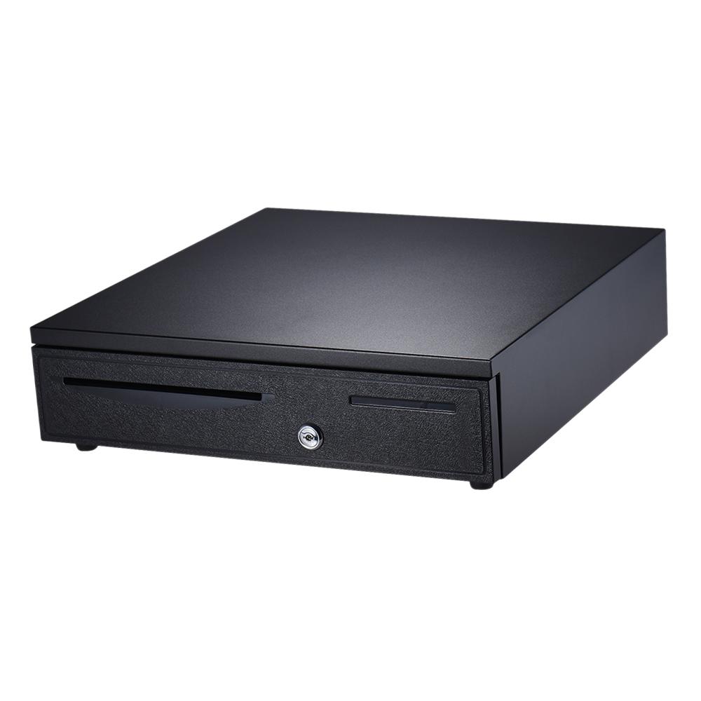 Сверхмощный электронный денежный ящик, ящик для хранения 5 купюр, 5 лотков для монет, поддержка входа для чеков, авто