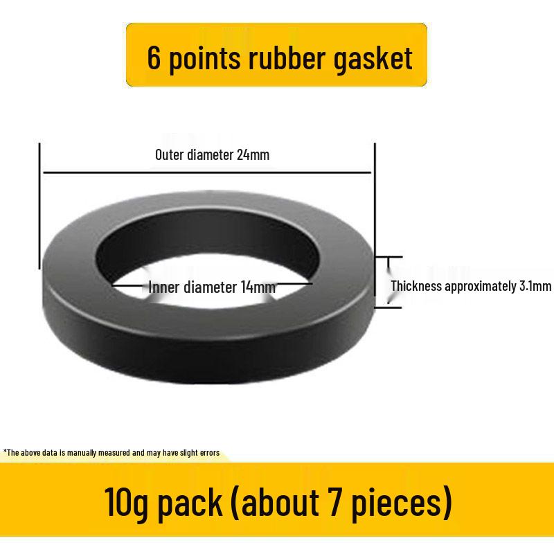 Quick-Fit Silicone Gasket & Waterproof Ring Set: Rubber Gasket, Sealing Ring, Corrugated Pipe, Water Inlet Hose, Quarter Gas Pipe