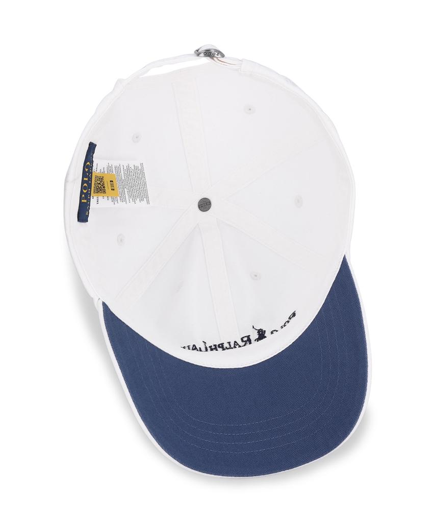Кепка-бейсболка POLO RALPH LAUREN из хлопкового твила - Белая