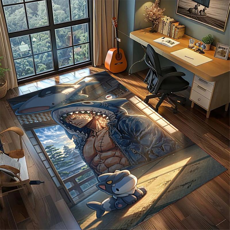 Large Area "ONE PIECE" Carpet Non Slip Washable Floor Mat Bedroom Gamer Room Home Decor kwq3