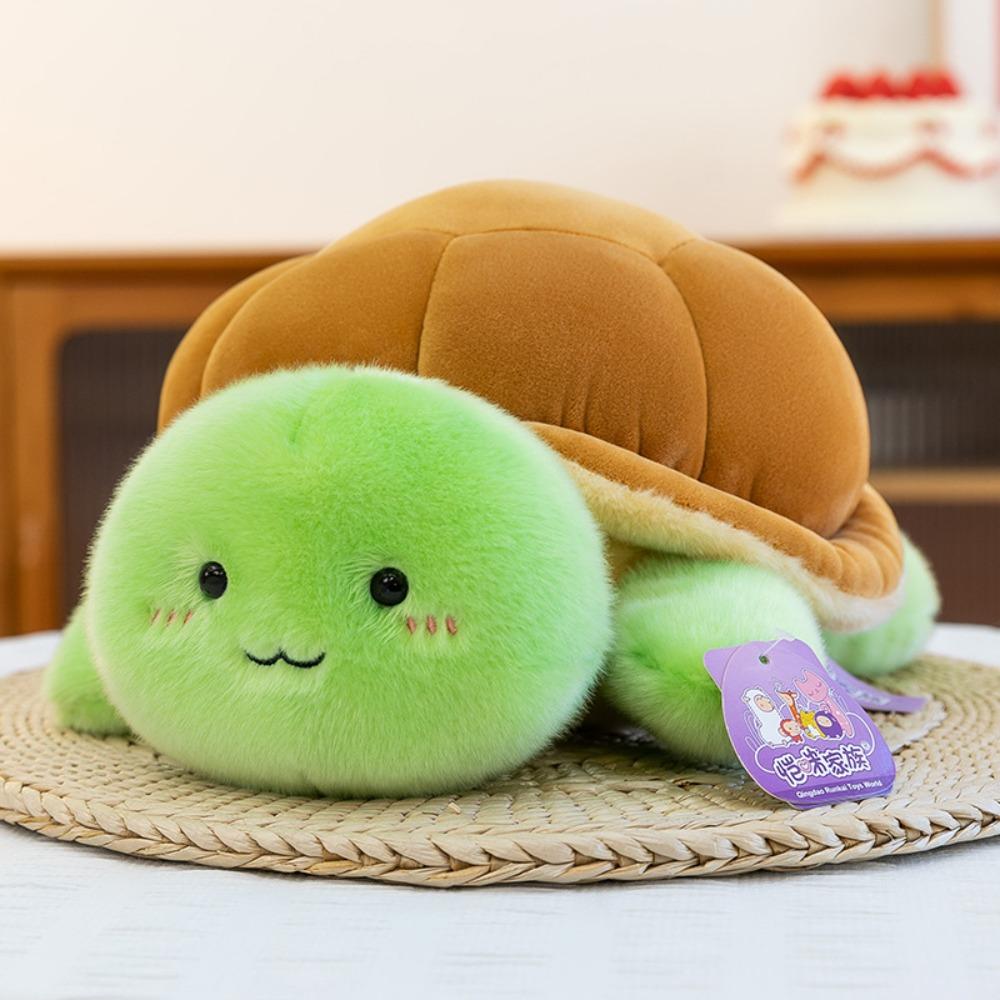 Collection Bread Tortoise Plush Toys Fluffy Turtle Doll Throw Pillow Car Decor
