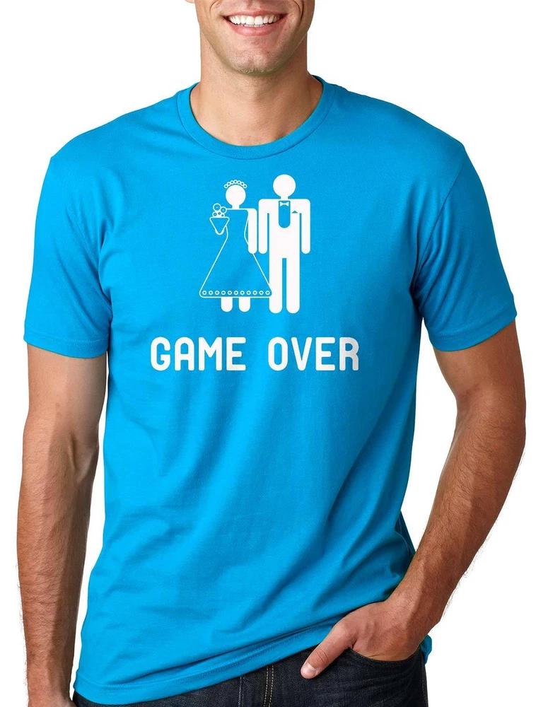 Game over Tshirt Engagement Wedding Tee Shirt Funny Gift for Fiancee