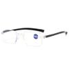 New Men Women Rimless Reading Glasses Anti Blue Light Bifocal Far Near Magnification Eyewear Presbyopic Glasses +1.0 +4.0