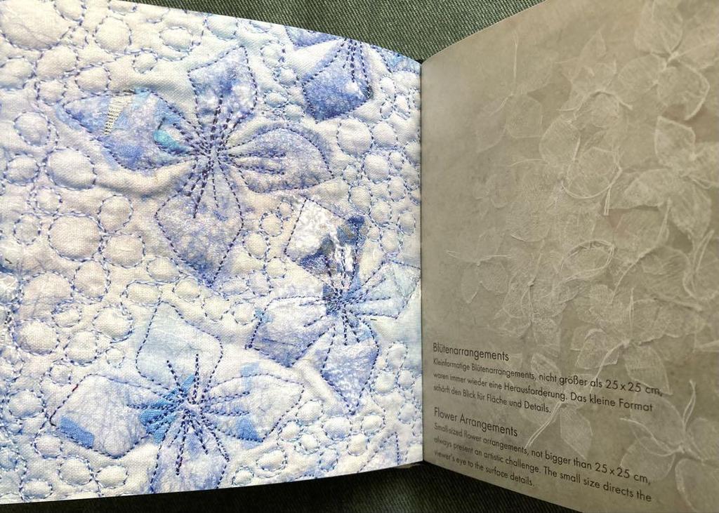 [USED] Textile art collection Nature Plants Books