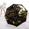 1pc Night Owl Print Automatic Open/close Folding Umbrella, Compact Portable Travel Umbrella,Durable Construction yy250814132