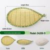 Nordic Style Imitation Bamboo Melamine Round Plate