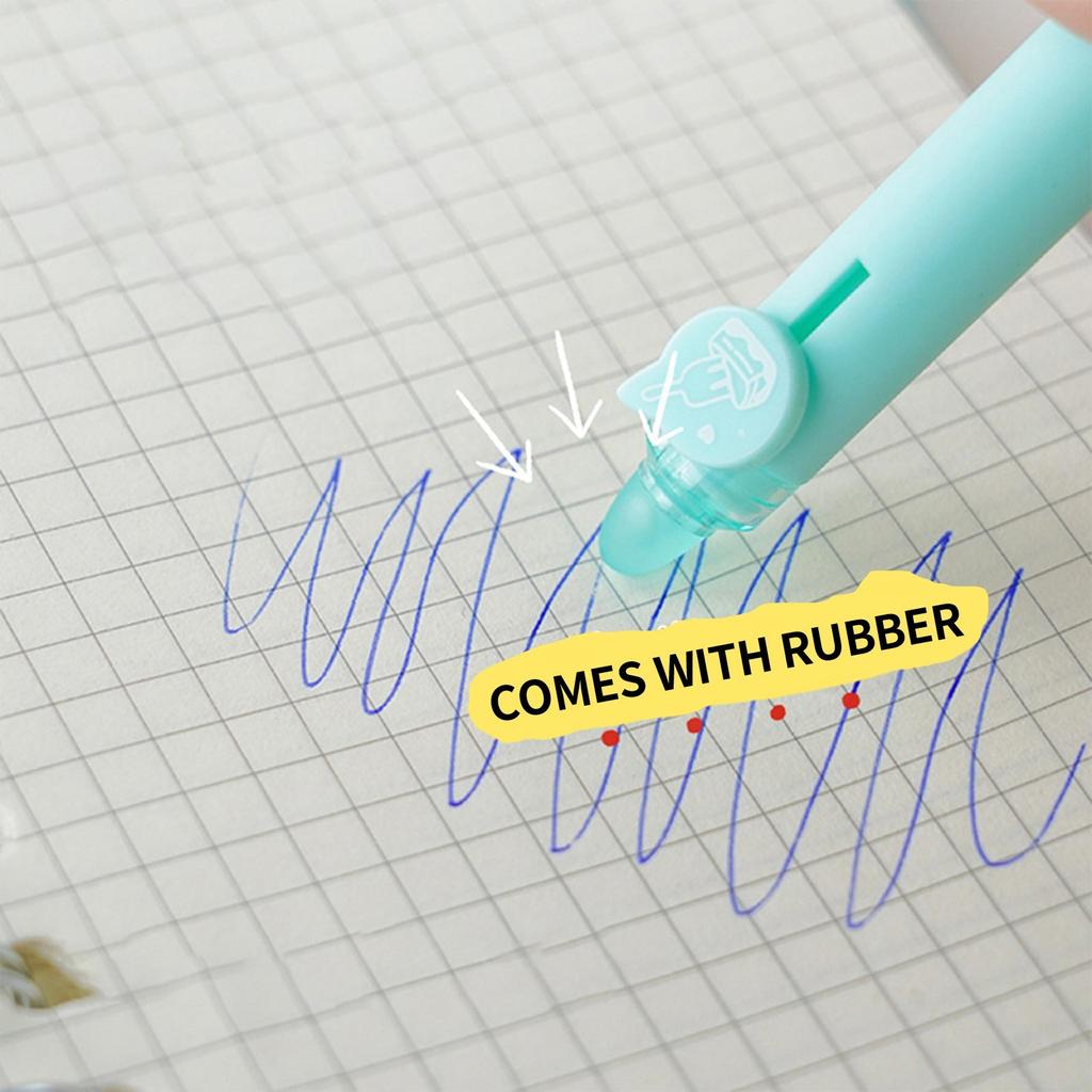 Набор нейтральных ручек, стержень ручки 0,5 мм, 4 синие нейтральные ручки, канцелярские принадлежности для студентов 0,8 мл