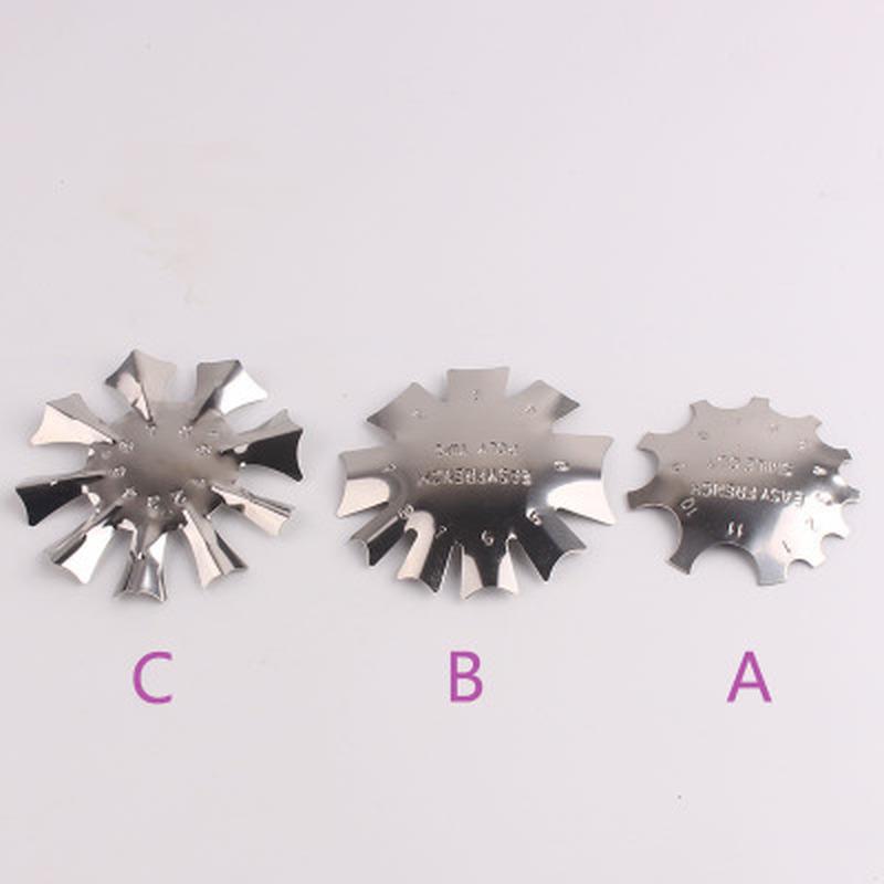 1 шт., французская резка для трафаретов для ногтей, триммер, машинка для стрижки, многоразмерные пилочки, поли-наконечники, инструмент для гель-маникюра для ногтей