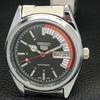 REFURBISHED SEIKO 5 AUTOMATIC 6309A VINTAGE JAPAN MENS BLACK WATCH A440877-4 Sk-a440877