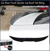 Glossy Black Adjustable Car Rear Trunk Spoiler Lip Roof Tail Wing For Car Sedan