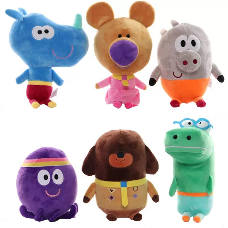 NEW 1-6pcs Hey Duggee plush toys Hi Dodge Plush Archie Kindergarten Doll Pillow Gift