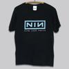 Унисекс хлопковая футболка с коротким рукавом и круглым вырезом Футболка Nine Inch Nails Концертный тур 1996 г.