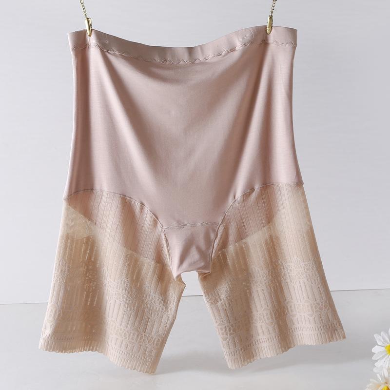 Fat Versized Briefs Anti Glare Safety Lingerie with Knickers High Waist Panties Women