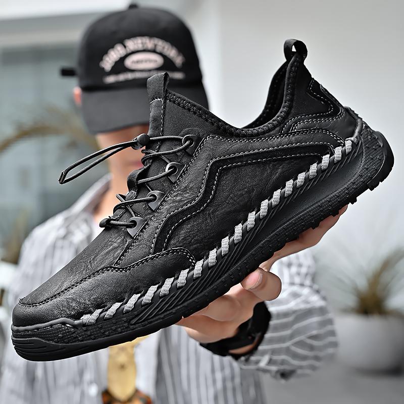 Handmade Leather Shoes Men Driving Shoe Casual Sneakers Leather Loafers Men Shoes Hot Sale Moccasins Tooling Shoe Footwear