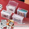 1/2/3/4/5pcs New Transparent PP Plastic Storage Box for Playing Cards Poker Board Game Organizer Container