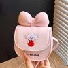 Cute Bow Bag 2025 Summer New Fashion Casual Foreign Style Messenger Bag Puppy Change Shoulder Bag