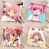 Милая аниме наволочка Puella Magi, съемная, моющаяся, чехол для подушки – Мягкий лен для любого сезона