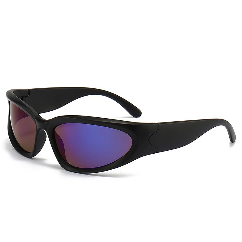 New Futuristic Men's Cycling & Y2K Millennial Hot Girl Sunglasses: Trendy Cross-Border Fashion