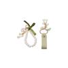 Flores Convallariae Mobile Phone Lanyard Bag Accessory Ribbon Key Ring Korean Style Bag Pendant