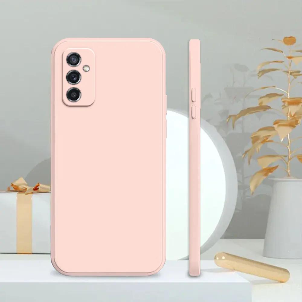 Чехол для Samsung M52 A52 Для Samsung Galaxy M52 5G Чехол Мягкий Силиконовый Ударопрочный Чехол Galaxy A52 5G Квадратный Чехол для Телефона Fundas