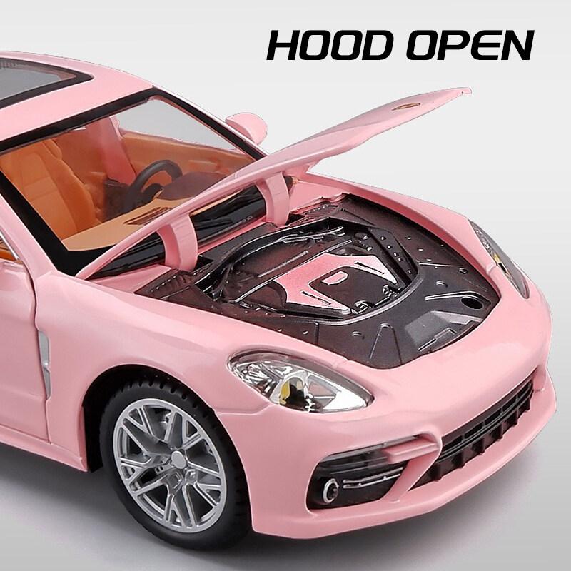 Масштаб 1/24 Panamera, модель автомобиля из сплава, световой и звуковой эффект, литой автомобиль, игрушки для мальчиков, детские игрушки, подарок на день рождения, детские игрушки, автомобиль, коллекция игрушек для мальчиков