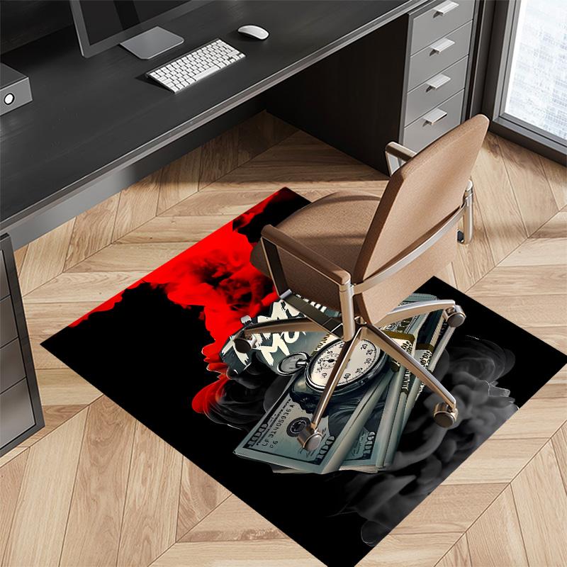 Dollar Printed Absorbent Washable Carpet, Non-Slip Bathroom Mats, Kitchen Rugs, Yoga Mat,Living Room Entrance, Camping Picnic Rugs