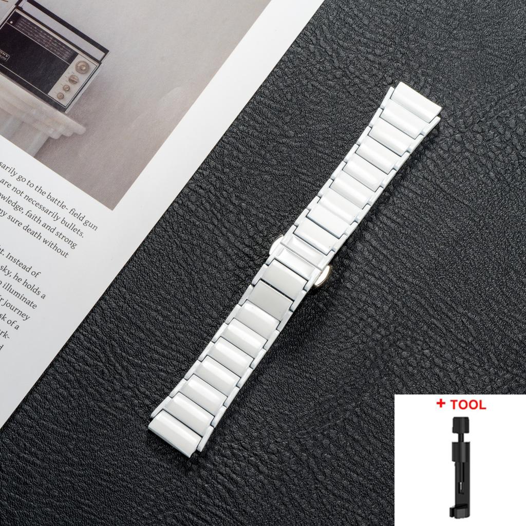 Новый 18-мм керамический ремешок для Huawei Watch GT6 GT5 GT4 41 мм, сменный браслет с застежкой-бабочкой для Huawei Watch GT5 PRO 42 мм