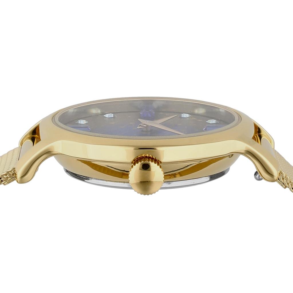 [Timex] Часы Transcend Celestial Transcend Синий циферблат Латунь Минеральное стекло Кварцевые 31 мм Филиппины Часы TW2V51900 Женские Золотые