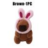 Cartoon Capybara Plush Keychain Pendant Toy Doll Bag Hanging Ornament Cute Desktop Car Decoration for Kids Birthday Gift