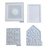 Epoxy Candlestick Silicone Mold Candle Base Mould Heart House Candle Stand Molds Ornaments Home Decorations Mould