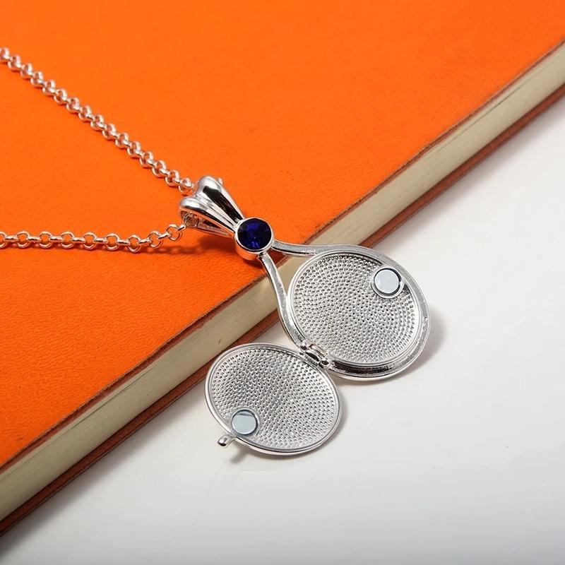 Модные ожерелья с подвеской «Русалка» H2O «Просто добавь воды» из меди и циркония для женщин и девочек, серебряные металлические кристаллы для вечеринок и повседневных украшений