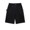Li Ning X Takashiya Collaboration Sports Minimalist Solid Color Casual Shorts Unisex Shorts Black AKQV035-2