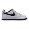 Nike Force 1 Low EasyOn PS белые темно-синие детские кроссовки футбольно-серые FN0237-104