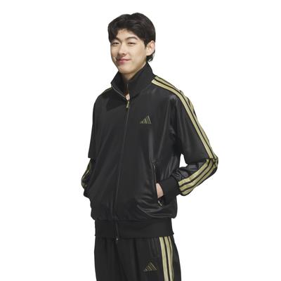 Adidas Толстовка для тренировок на мягком грунте Металлик Размер XL Мужская LA421, Черный/Золотой (KA1254),