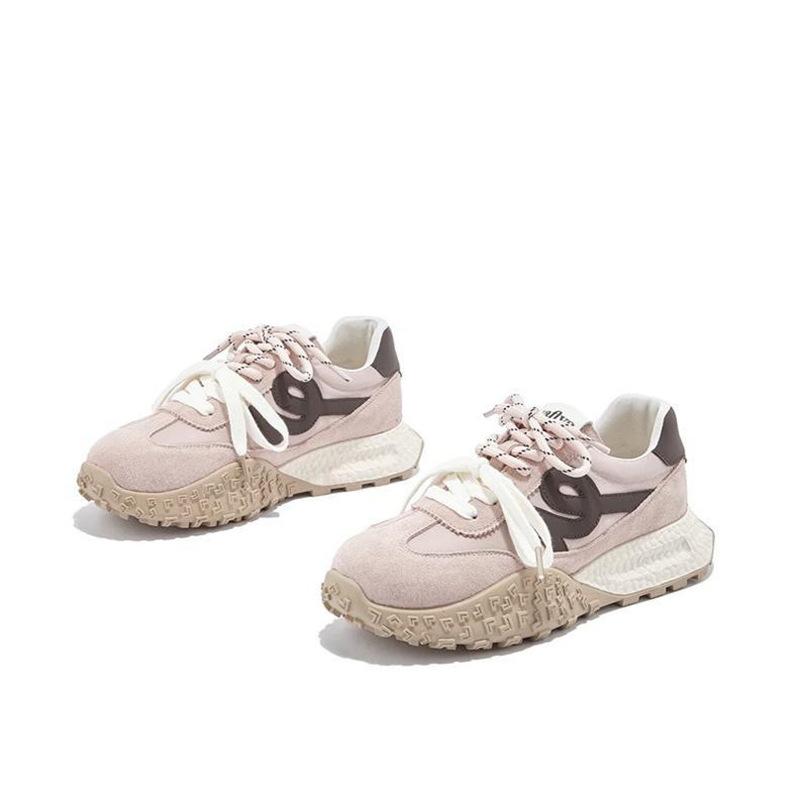 2025 шнуровка клей плоский каблук ретро стиль Гонконг мода повседневная обувь тренд платформа ниша низкий верх обувь Форрест Гамп