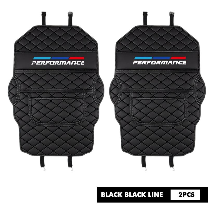 DKXA1 Leather Car Anti-kick Pad Backseat Anti Scratch Protector Pad For BMW 1 3 4 5 6 7 Series M X1 X3 Performance Alpina G20 F20