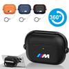 For BMW M Power M3 M4 M5 M6 M7 M8 360° Adjustable Wireless Bluetooth Earphone Case Air pods 1/2/3/4 Pro2 Soft Cover Key Case