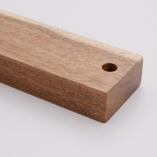 Держатель резака по дереву Компактный настенный магнитный держатель для хранения резака для организации кухни