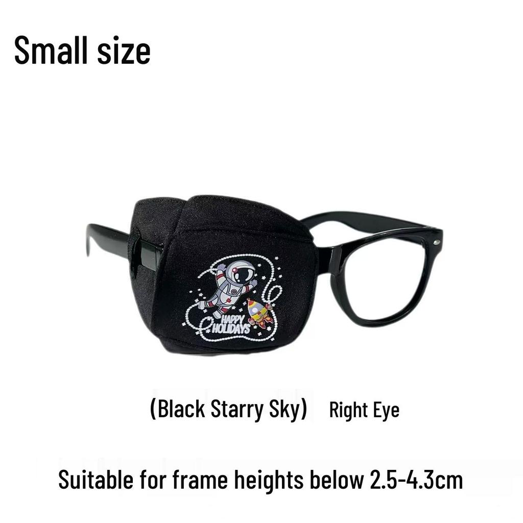 Детский патч для глаз из чистого хлопка при амблиопии для послеоперационных тренировок зрения и коррекции косоглазия/дальнозоркости