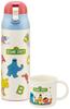 Skater Sesame Street 500ml Stainless Steel Water Bottle, Insulated, Heat-Resistant, SDPC5-A