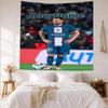 Messi Custom Your Name Wall Decor Tapestry Art For Pet Memorial Birthdaywedding Party Backdrop Family Gift